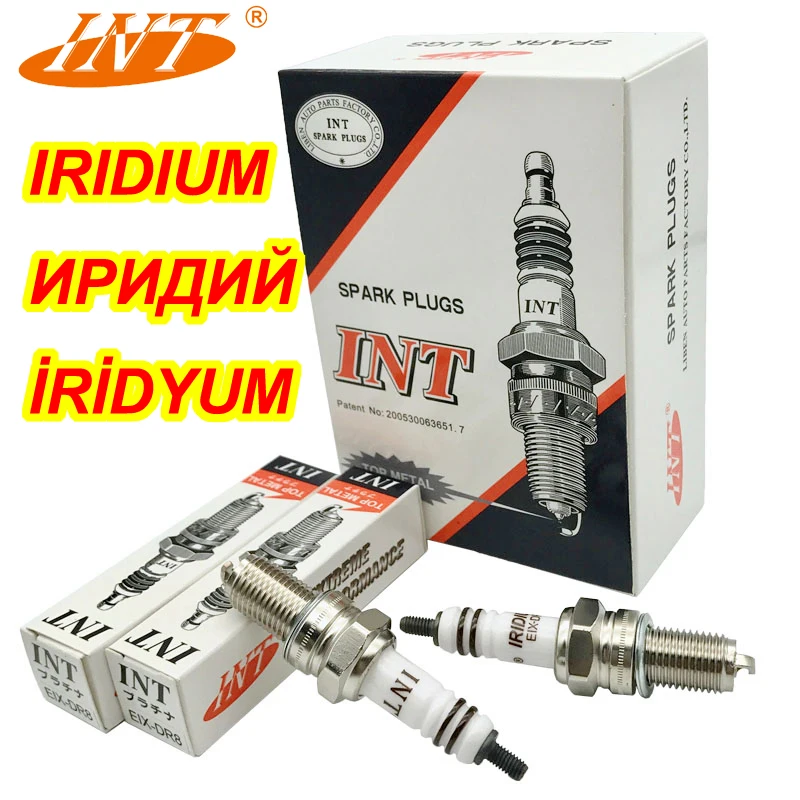 4 шт./лот мотоцикла иридия свечи зажигания EIX DR8 для DPR8EIX 9 DPR8EA DR8EIX DR8EA DR8EGP IX24 IX24B X24ESRZ U