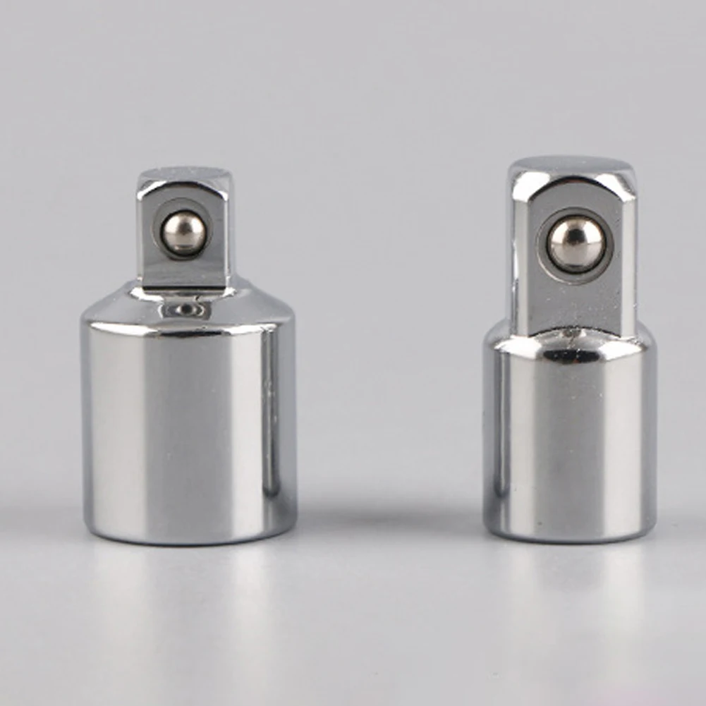 

2pcs 1/4" to 3/8" Drive Ratchet Socket Adapter Reducer Converter Sleeve Air Impact Craftsman Socket Wrench Hand Tools Rust-proof
