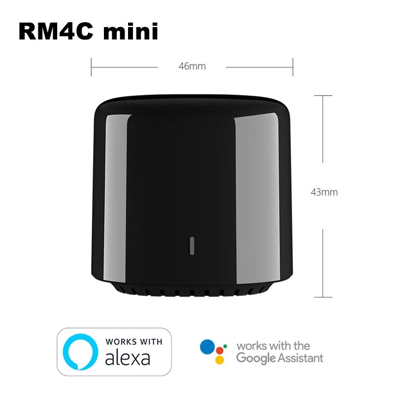 Broadlink RM Mini3 Alexa Amazon WiFi IR 4G совместимый Google Home RM4C мини беспроводной умный пульт дистанционного управления Лер IOS Голосовое управление - Комплект: 1pcs RM4C mini