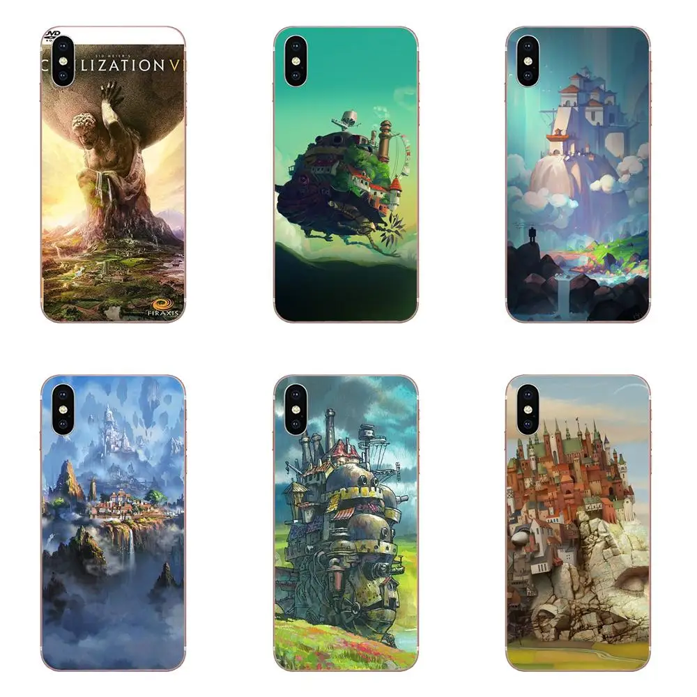 Soft TPU Original For HTC Desire 530 626 628 630 816 820 830 One A9 M7 M8 M9 M10 E9 U11 U12 Life Plus Art Illustraion Mountain | Мобильные