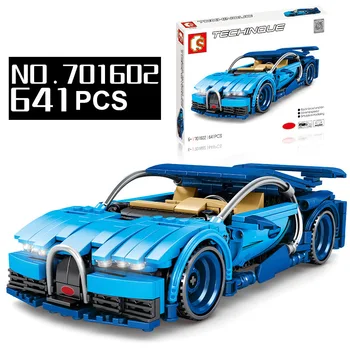 

City Diy Pull Back Mechanical Racing Sport Car Roadster Vehicle Building Blocks For Technic Car Block Toys For Children Boy Gift