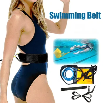 

Swimming Resistance Parachute Elastic Rope Swim Resistance Training Belt Set Swimming Aids Training Equipment For Adults Kids