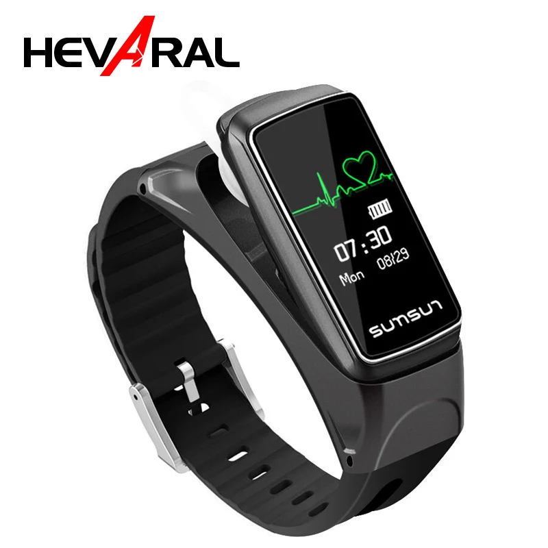 Bluetooth Смарт браслет Talkband B7 монитор сердечного ритма часы Спорт Здоровье умный с