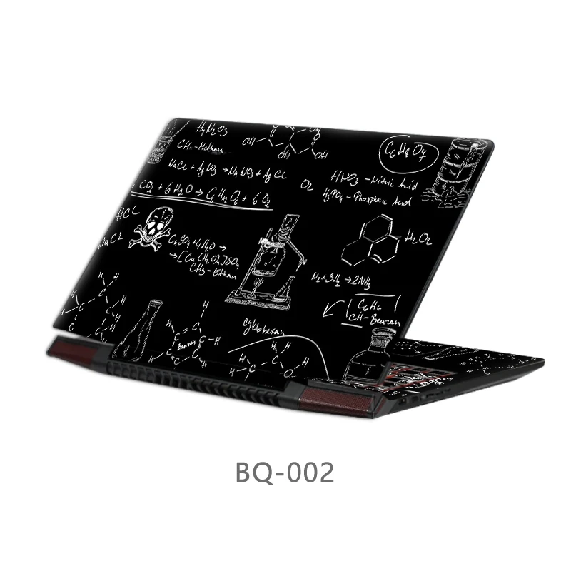BQ-002 Новая наклейка для ноутбука, наклейка для ноутбука 1" 15" 1" дюймов, кожа для ноутбука macbook/hp/xiaomi/asus, наклейка DIY s mac - Цвет: BQ-002