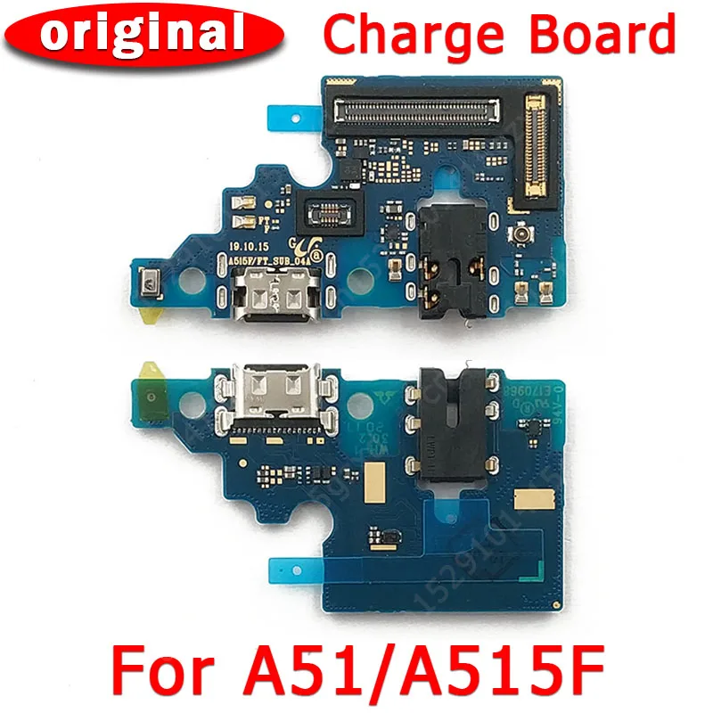 Оригинальный зарядный порт для Samsung Galaxy A51 USB плата зарядки A515F PCB док разъем гибкий