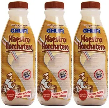 

Chufi Horchata de Chufa Artesana - A Refreshing Valencian Drink with 60% More Chufas Than Original Chufi - [Pack of 3]