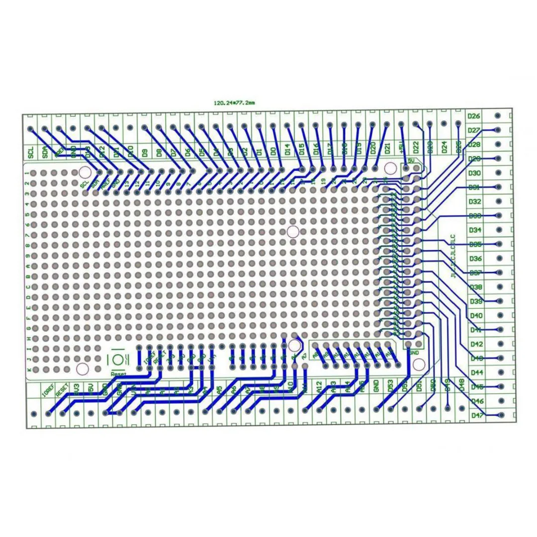 MEGA-2560 PCB прототип винтовой клеммный блок щит Женский Разъем розетки для Arduino электронные блоки робот аксессуары