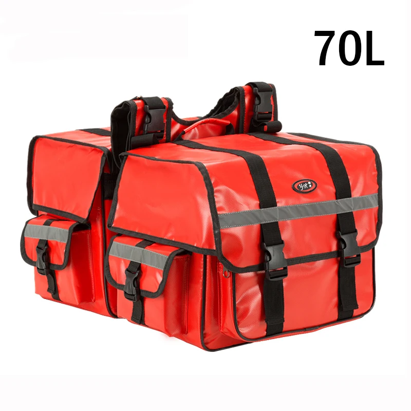 Borse Da Sella Per Bici | 1 Paio | Pelle PU | 25x24 Cm | Impermeabili | Per Accessori E Attrezzi - Foto 9