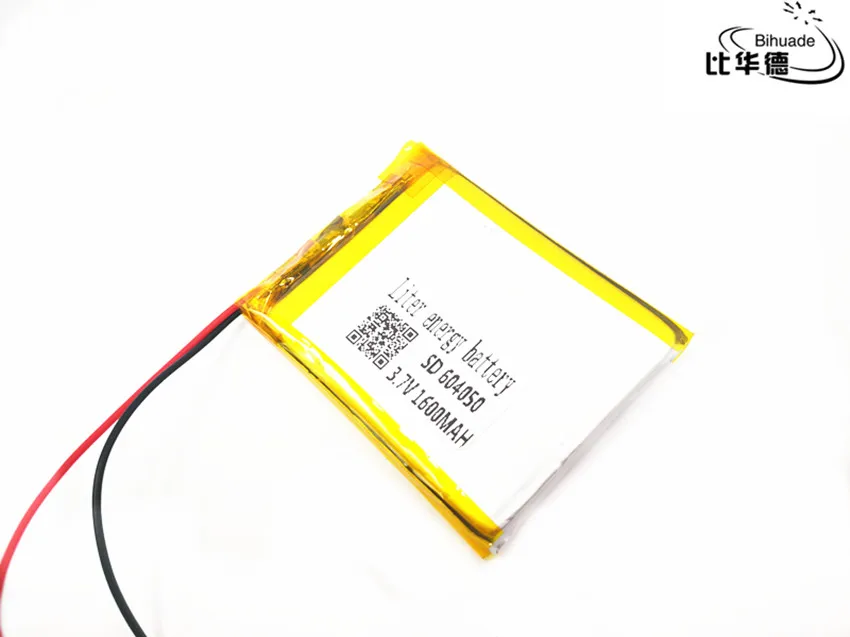 064050 604050 3,7 V 1600mAh литий-полимерный аккумулятор навигация gps маленькие игрушки литий-ионный аккумулятор для DVD MP4 MP5 камеры