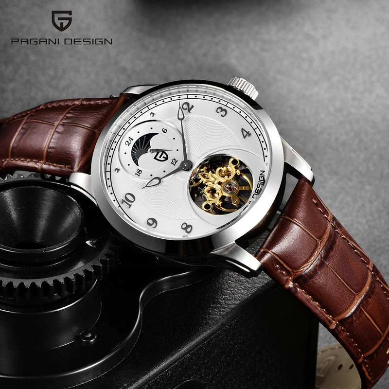 

Pagani Design Automatic Watch Men Mechanical Wristwatches Tourbillon Watches For Men Waterproof Business Men Clocks Reloj Hombre