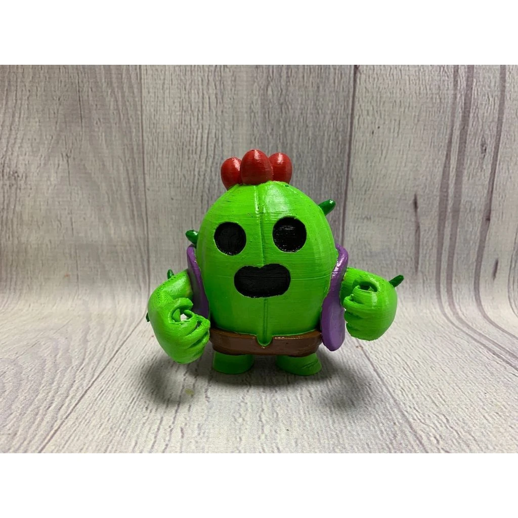 3d Figure Spike Bravo Stars Brawl Stars No 4 Action Toy Figures Aliexpress