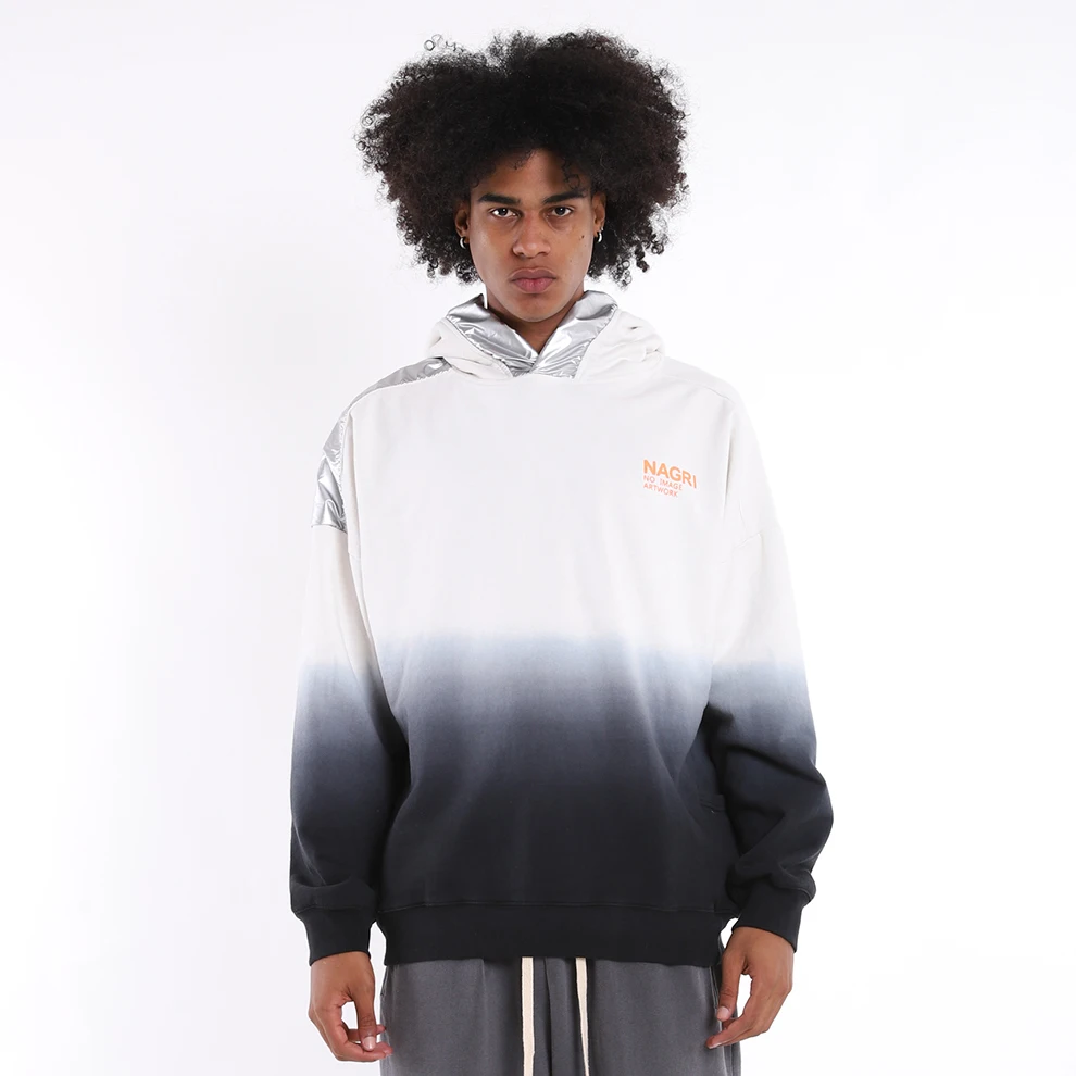 OSCN7 High Street Casual Print Loose Hoodie Men Fall Fashion Streetwear Harajuku Oversize Hooded Sweatshirt Mens H19171