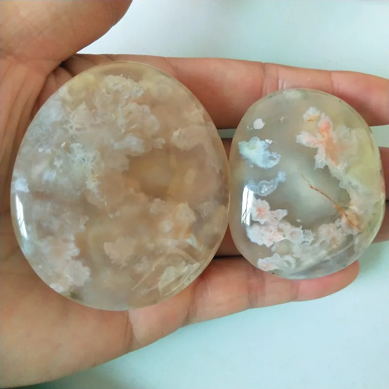 Натуральный камень вишневый цвет агатесардоникс агата пальмовые камни маленькие камни и кристаллы целебные кристаллы