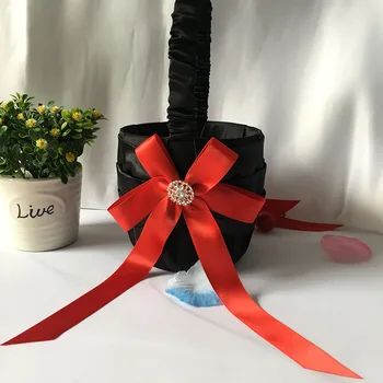 

1 Pcs Flower Basket Romantic Wedding Party Ceremony Decoration Portable Supplies JS22