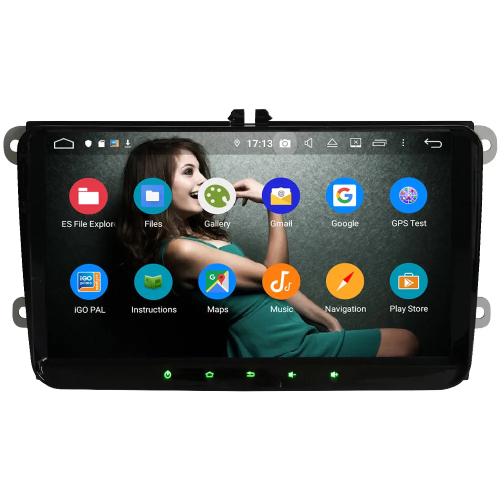 Top Klyde 9" IPS 4G Android 9 Octa Core 4GB+64GB DSP BT Car DVD Multimedia Player For Skoda Yeti Fabia Rapid Praktik Octavia Superb 2