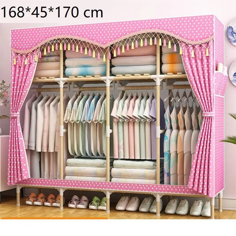 Tela Armoire Yatak Odasi Mobilya Penderie Placard De Range Chambre Armario Mueble мебель для спальни шкаф гардероб - Цвет: Version F