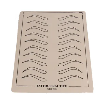 

Microblading Tattoo Eyebrow Practice Skin Eyebrow Permanent Makeup Training Skin Tattoo Supplies No Ink Needed Dotting Line