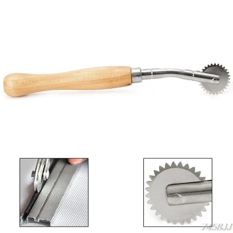 

Overstitch Wheel Leather Craft Steering Sewing Stitch Spacing Paper Perforating Sewing tool G03 Drop ship