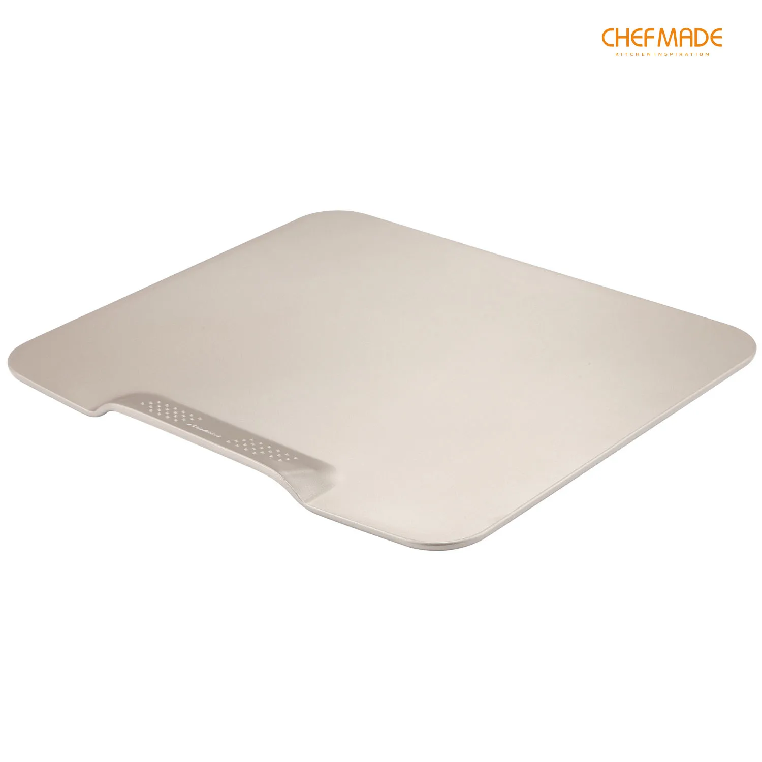 

CHEFMADE 12-Inch Cookie Mold, One-Handed Gripping Non-Stick Rimless Biscuit and Macaroon Sheet Pan, for Kitchen Oven Baking