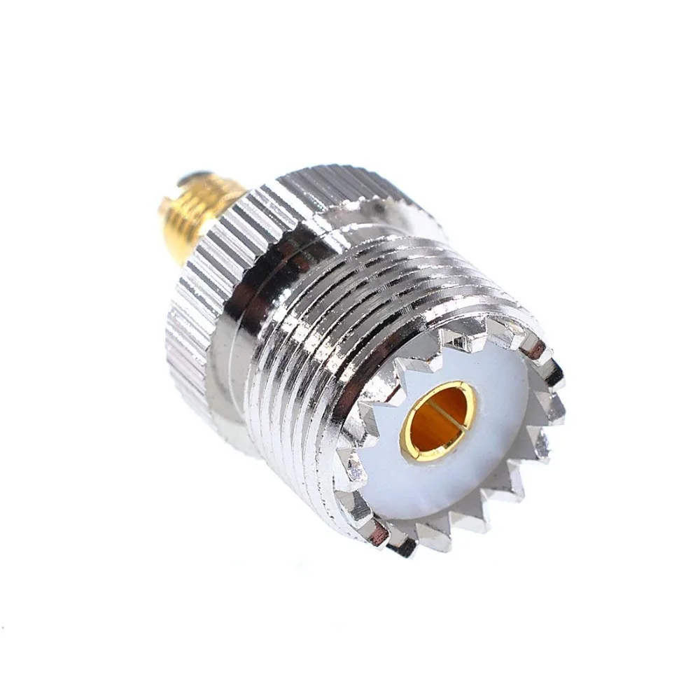 100 шт. UHF Женский SO239 SO-239 Jack to SMA Female Jack RF коаксиальный разъем адаптера