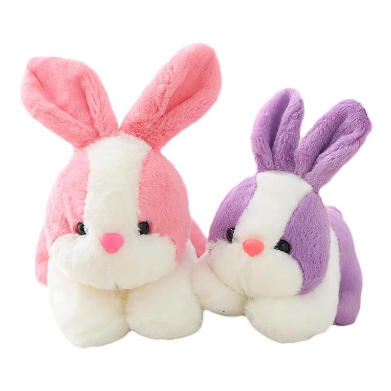 1pc 22/28cm Simulation Kawaii Rabbit Stuffed Plush Toys Cute Animals For Kids Children Birthday&amp Christmas Gift Doll | Игрушки и