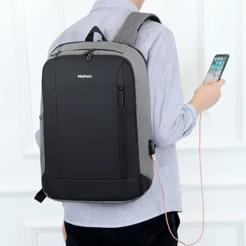 

Slim Laptop Backpack Men 15.6 inch Office Work Women Backpack Business Bag Unisex Black Ultralight Backpack Thin Back Pack