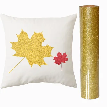 

SUNICE 0.5x25m Glitter Heat Transfer Vinyl Film For DIY T-shirt Garments Bags Fabrics Heat Press Clothes Design Pattern Films