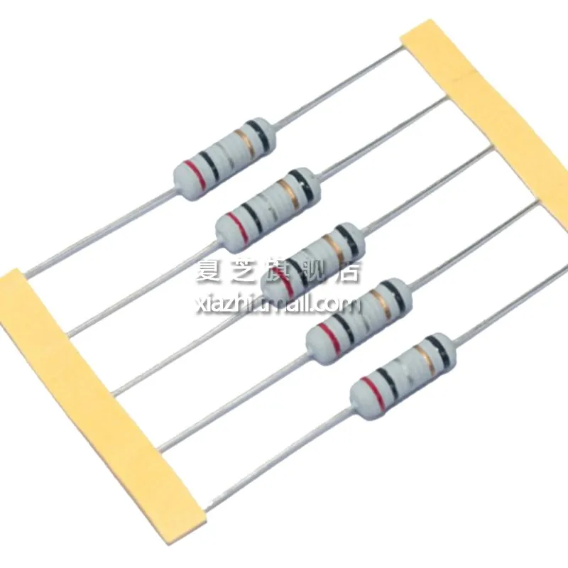 100pcs 1/4W Wire-wound Fuse Resistance Accuracy 5% 0.1 0.22 0.5 1 2.2 3.3 4.7 R Ohm Wire Wound Resi 0.1R 0.22R 0.5R 1Ohm 2R2 3R3