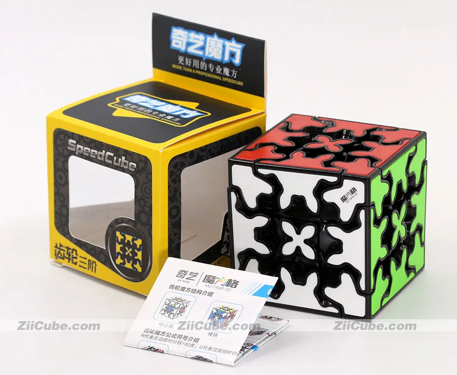 Speed Cube Magic Cube Puzzle Tiled Cubelelo QiYi Gear 3x3