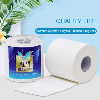 

10 Rolls Toilet Paper Towels Hotel Company Household Affordable Toilet Paper Thickened Web Custom Logo Toilet Rolls Paper