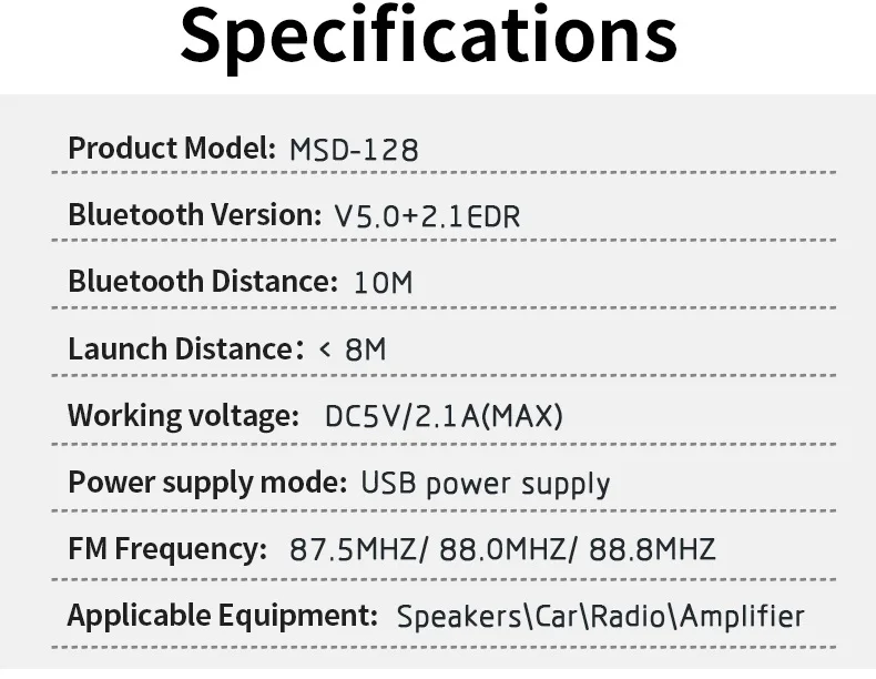 USB Bluetooth 5,0 адаптер FM Dualble стерео Aux Bluetooth передатчик и аудио приемник для автомобиля Музыка Наушники Динамик