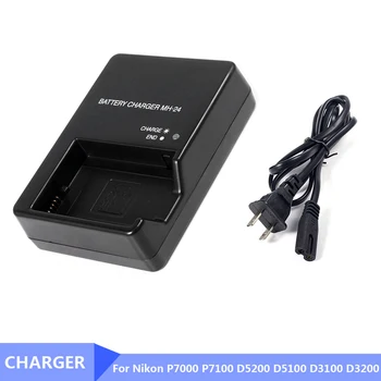 

New Charger For Nikon P7000 P7100 D5200 D5100 D3100 D3200 MH-24 Battery Charging Dock Fast Charger