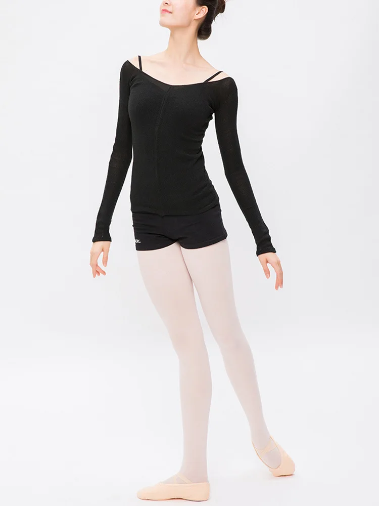

Clothing Dance Adult Training Work Ballet Dancing Inner Wearing Type Thick Warm Women's Sweater Knit Coat Long Sleeve