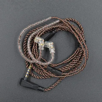 

New KZ ZST ZSN ZS10 pro ZS3 ZS6 AS16 AS12 ZSN Pro Headphones With Micrphone cable 2PIN pin upgrade cable Earphone wire with mic