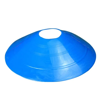 

10 Pcs Soccer Training Sign Flat Pressure Resistant Cones Marker Discs Barrier Accessories ZJ55
