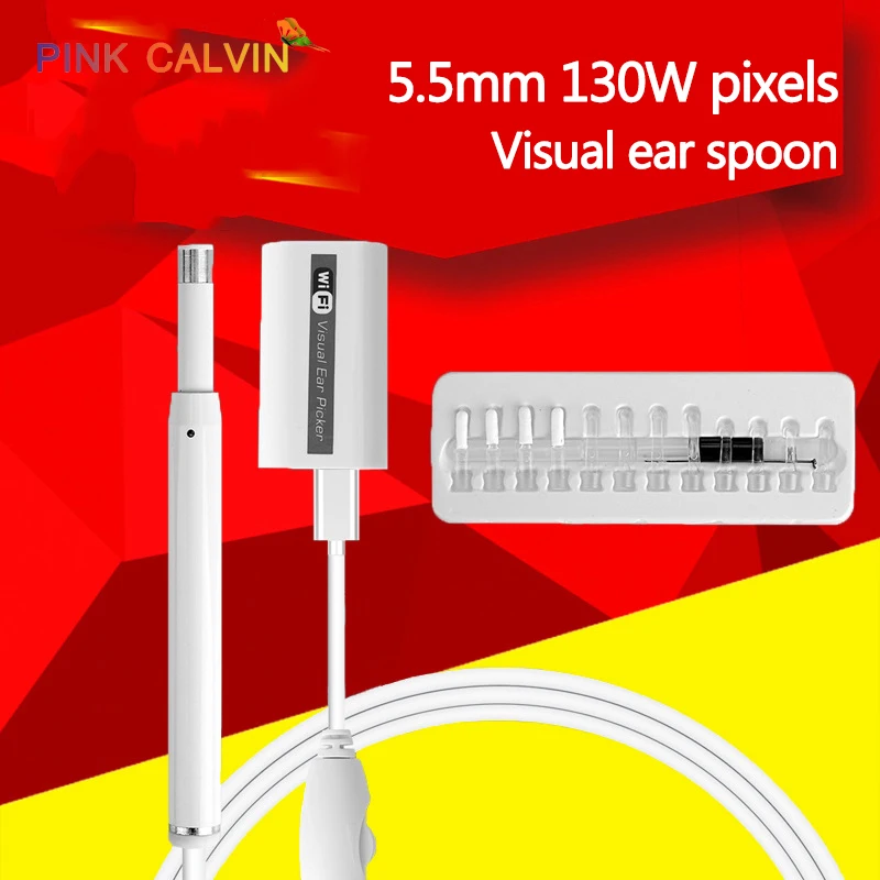Ear Endoscope Ear Cleaning Tool HD Visual Ear Spoon Multifunctional Earpick 5 5mm Mini Camera Android 3