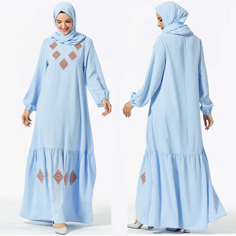 only dress Абая кафтан Дубай Арабский хиджаб мусульманское платье Турция Катара исламские женщины пакистанские платья Кафтан Marocain халат Femme Vestidos - Цвет: only dress