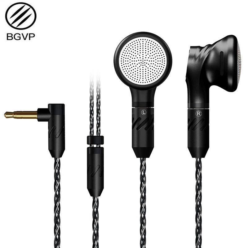 Металлические басовые наушники BGVP DX5 вкладыши с плоской головкой Hi Fi