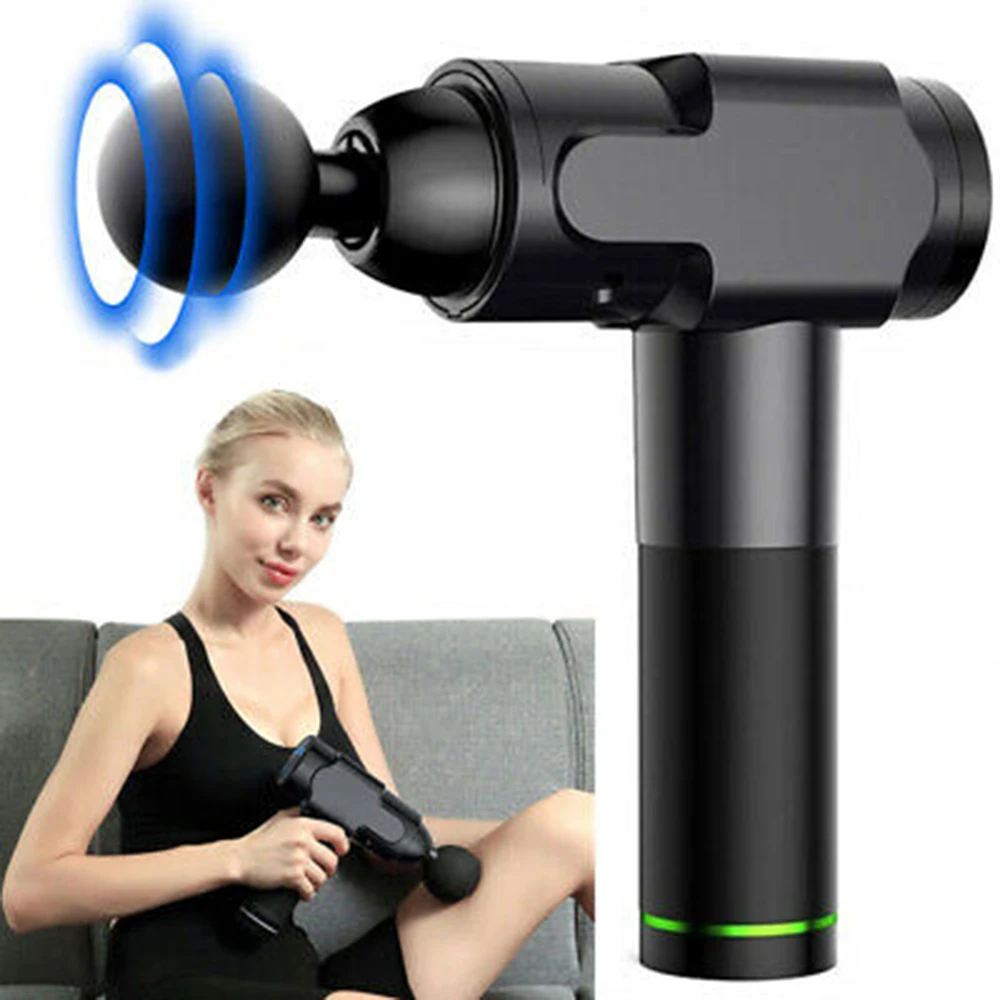 

Deep Tissue Therapy Muscle Massage Gun Electric Fascia Body Massager Exercising Fitness Relaxation Slimming Shaping Pain Relief