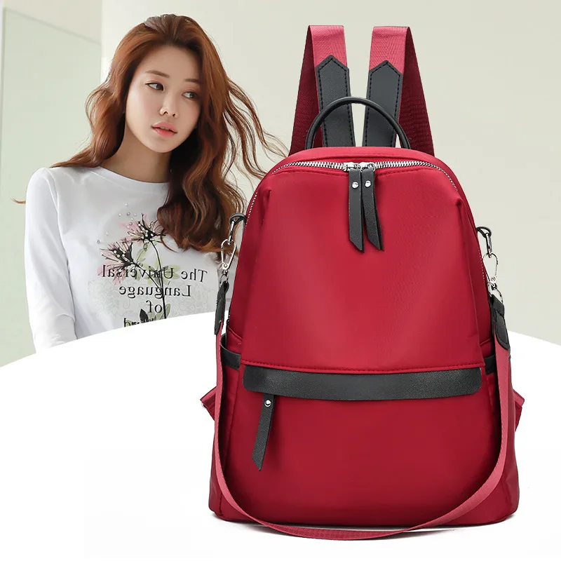 

2019 New Style Oxford Cloth Backpack Women's Korean-style College School Bag Casual Travel Multi-functional Versatile Backpack