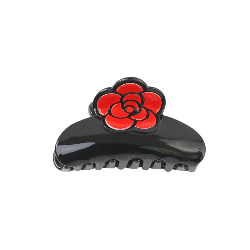 Женский акриловый зажим для волос заколка краб с розами украшение 2020|Украшения