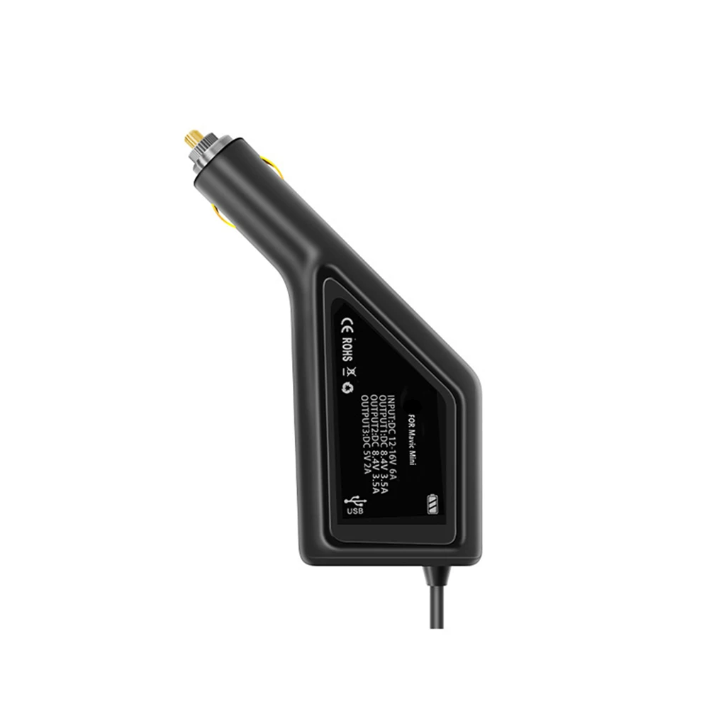 Портативный 2 в 1 Дрон батарея автомобильное зарядное устройство USB пульт дистанционного управления зарядная док-станция для DJI Mavic Mini Drone аксессуары