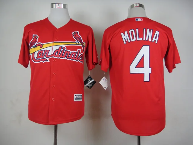 AS PICTURE Мужская футболка с надписью «Molina Stan Musial Matt Carpenter Ozzie Smith FLEX& Cool Base» - Цвет: AS PICTURE
