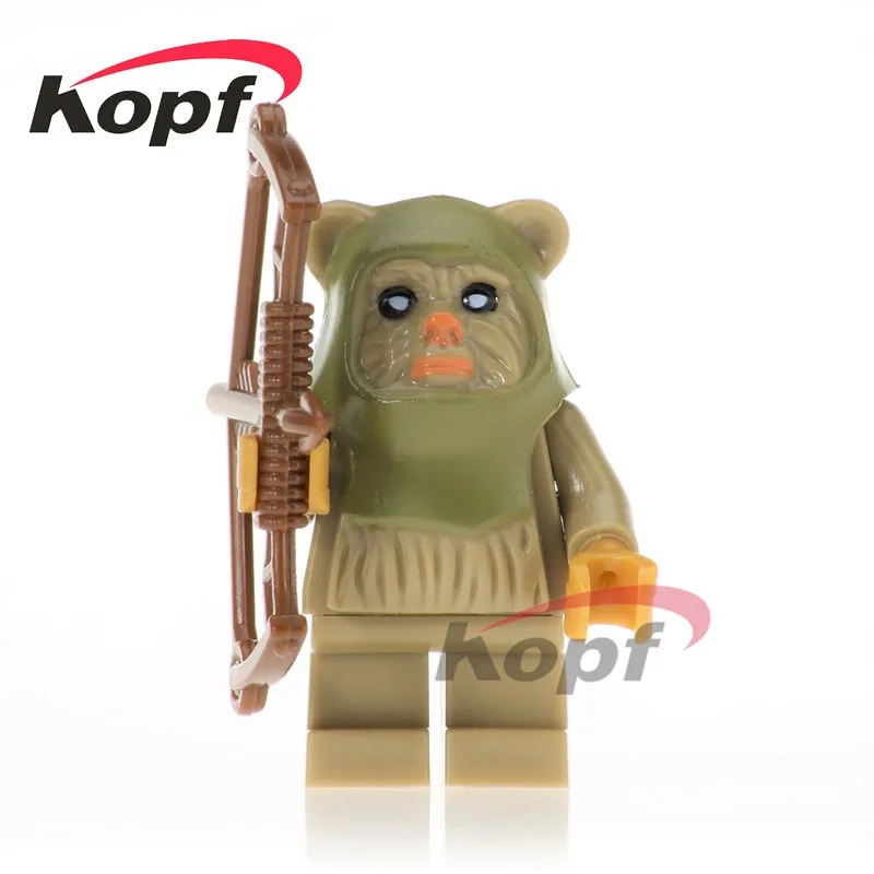 Одиночная Logray Guard Ewok pasloo атака битва эндора 75005 кирпичные фигурки строительные блоки детские подарочные игрушки PG739 - Цвет: PG736 Without Box