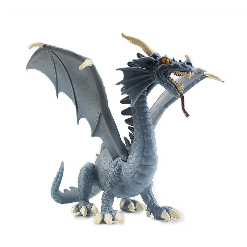 

Blue Dragon Simulation Model Toy Jurassic Dinosaur Children's Educational Fun Plastic Thriller Decoration Halloween Creature Toy