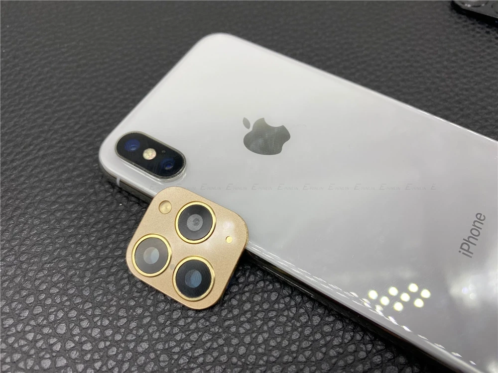 Металлический модифицированный чехол для камеры iPhone 11 Pro из титанового сплава для iPhone X XS MAX, защитное кольцо для объектива, наклейка