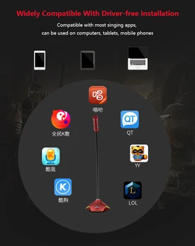 

Flexible Stand Mini Studio Speech Microphone 3.5mm/USB Plug Gooseneck Mic Wired Microphone for Computer PC Desktop Notebook