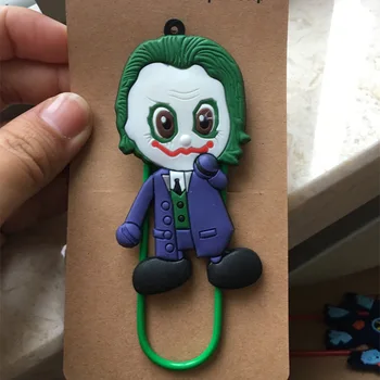 

Suicide Squad Fashion Anime Jewelry Components Cartoon Paper Accessories Book Clip Bookmarks Students New Gifts
