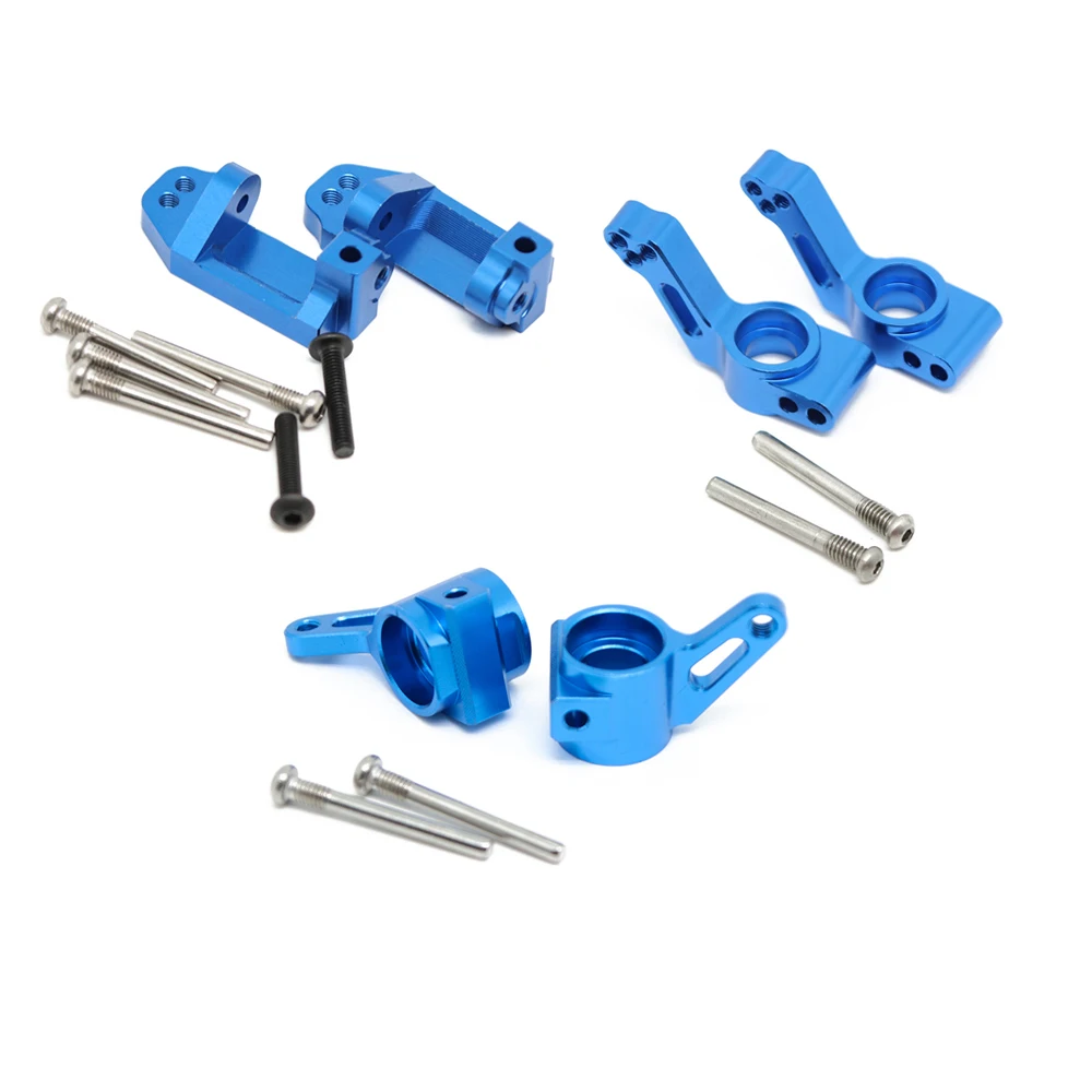 

1set Front C Seat & Steering Blocks Cup Block &Rear Axle Carrier for 1/10 Traxxas Slash 2WD RC Model Car Parts