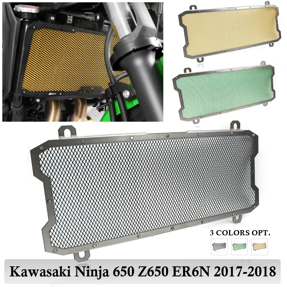 Защитная крышка решетки радиатора Z 650 для Kawasaki Z650 NINJA650 NINJA ER6N 2017 2018 аксессуары